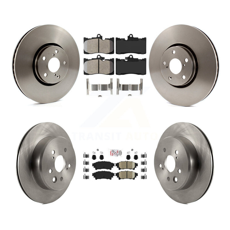 Transit Auto K8A-104891 Disc Brake Kit for 2014-2020 Lexus IS350, Lexus IS300, Lexus IS200t - Front and Rear product image