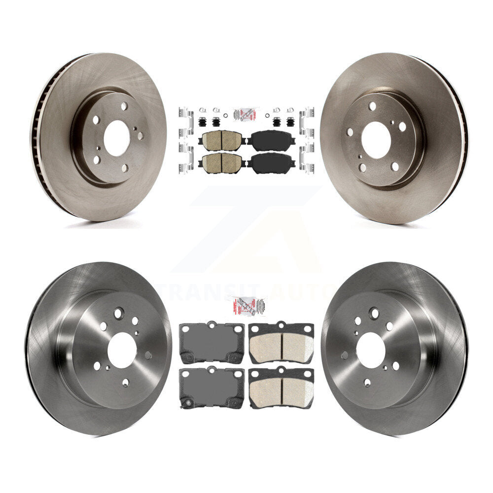 Transit Auto K8A-104898 Disc Brake Kit for 2006-2013 Lexus IS250, Lexus GS300 - Front and Rear product image