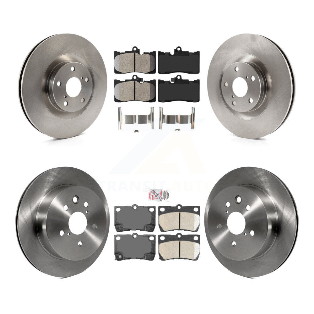 Transit Auto K8A-104899 Disc Brake Kit for 2007-2013 Lexus IS350, Lexus GS350, Lexus GS450h & more - Front and Rear product image