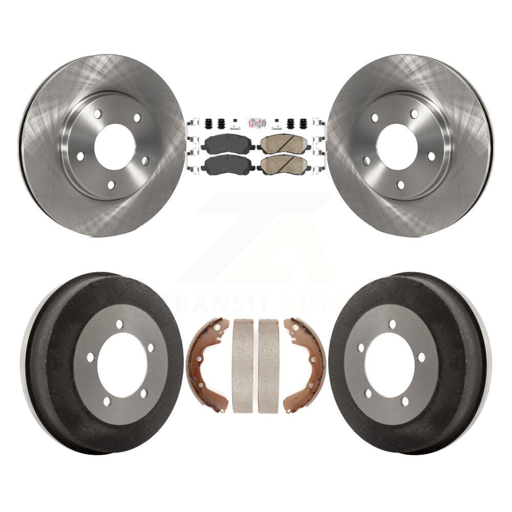 Transit Auto K8A-104911 Disc Brake Kit for 2001-2005 Mitsubishi Eclipse, Dodge Stratus, Mitsubishi Galant & more - Front and Rear product image