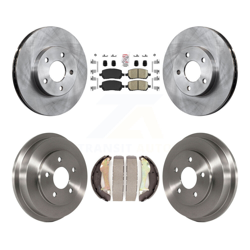 Transit Auto K8A-104917 Disc Brake Kit for 2009-2010 Chevrolet Cobalt, Pontiac G5 - Front and Rear product image