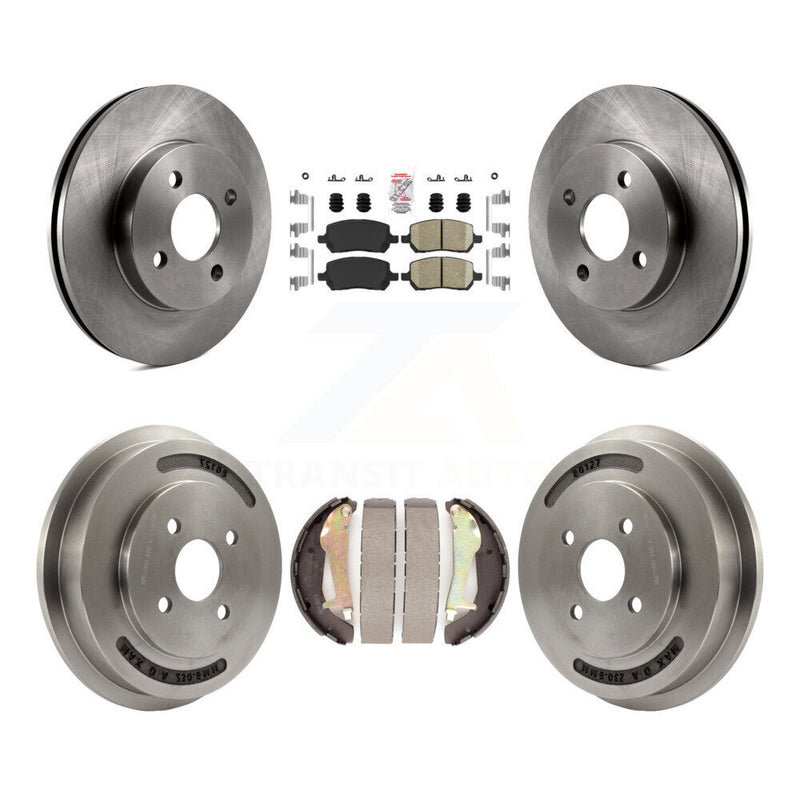 Transit Auto K8A-104918 Disc Brake Kit for 2009-2010 Chevrolet Cobalt, Pontiac G5 - Front and Rear product image