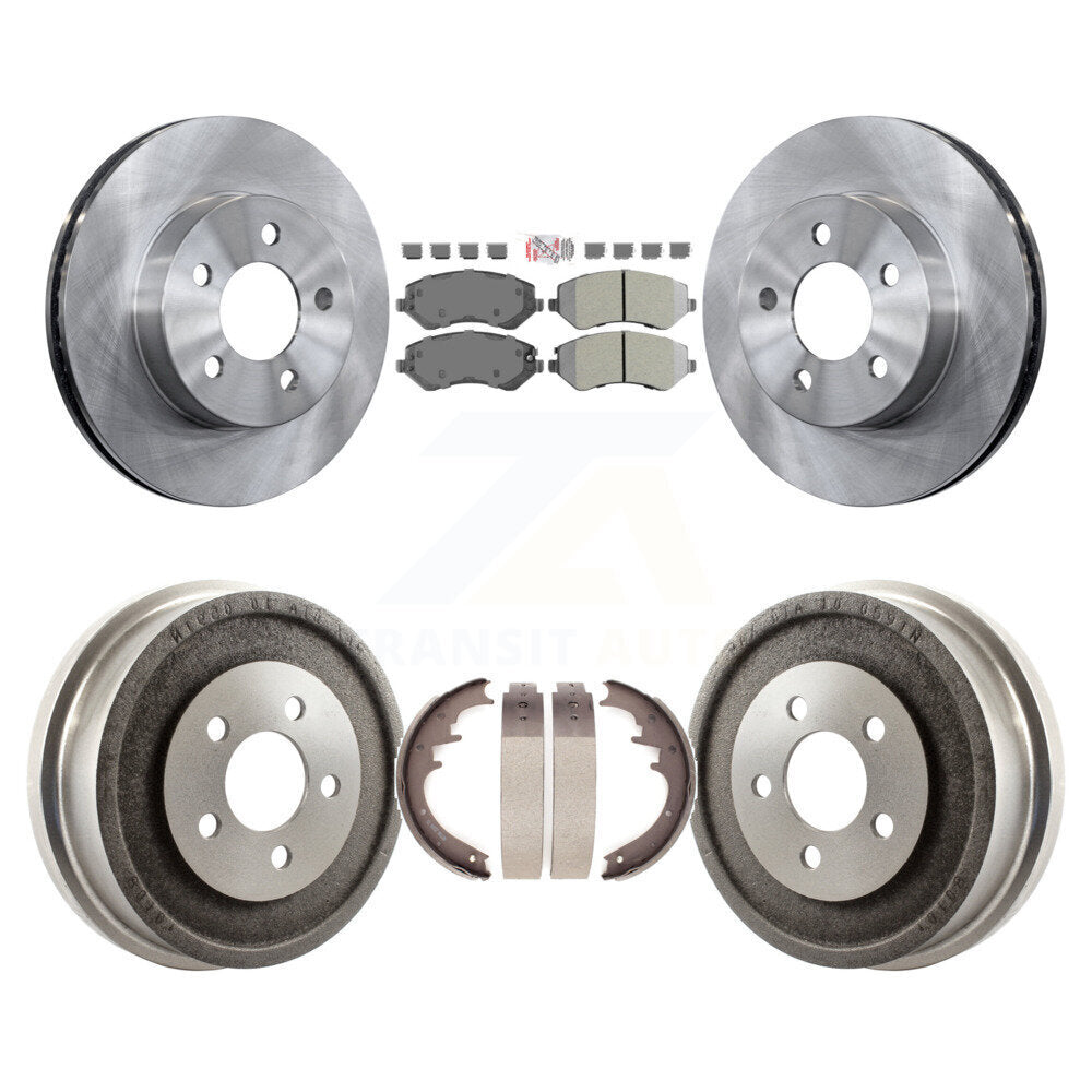 Transit Auto K8A-104925 Disc Brake Kit for 2002 Jeep Liberty - Front and Rear product image