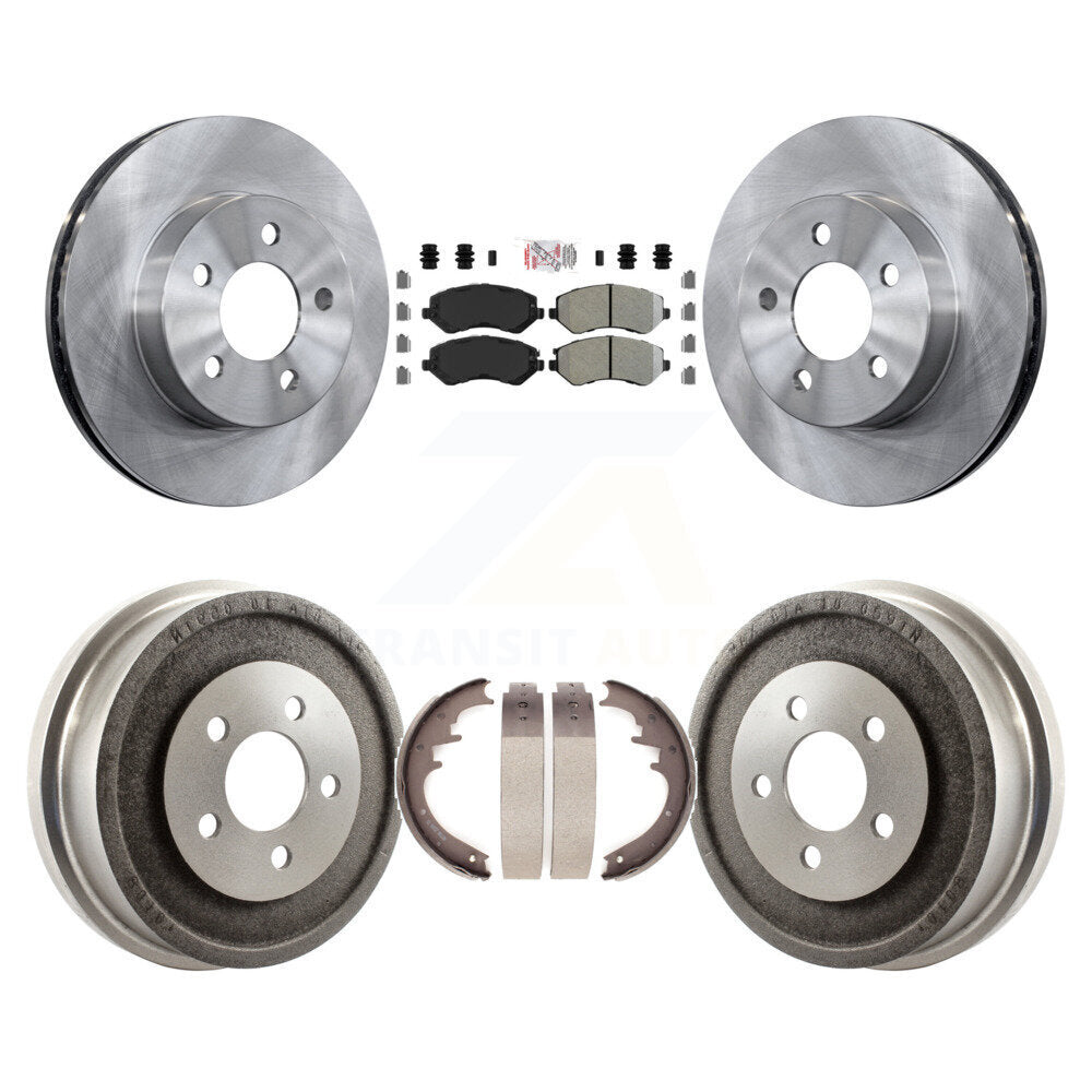 Transit Auto K8A-104926 Disc Brake Kit for 2002 Jeep Liberty - Front and Rear product image