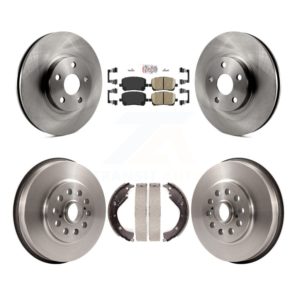Transit Auto K8A-104956 Disc Brake Kit for 2003-2006 Pontiac Vibe, Toyota Matrix - Front and Rear product image
