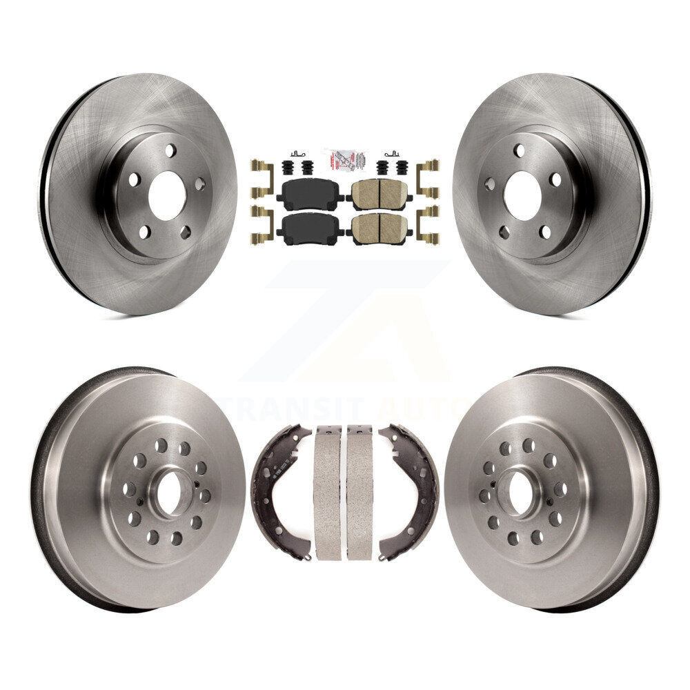 Transit Auto K8A-104957 Disc Brake Kit for 2003-2006 Pontiac Vibe, Toyota Matrix - Front and Rear product image