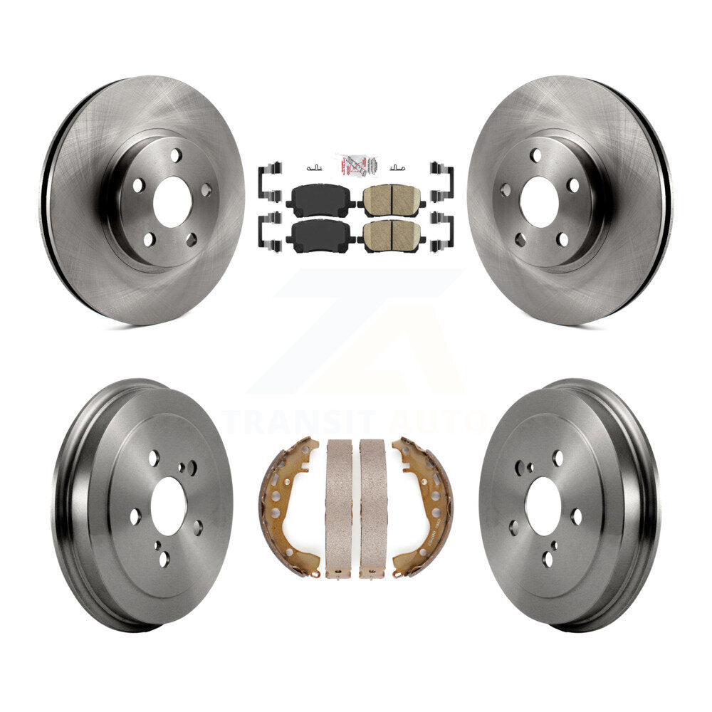 Transit Auto K8A-104989 Disc Brake Kit for 2003-2008 Toyota Corolla - Front and Rear product image