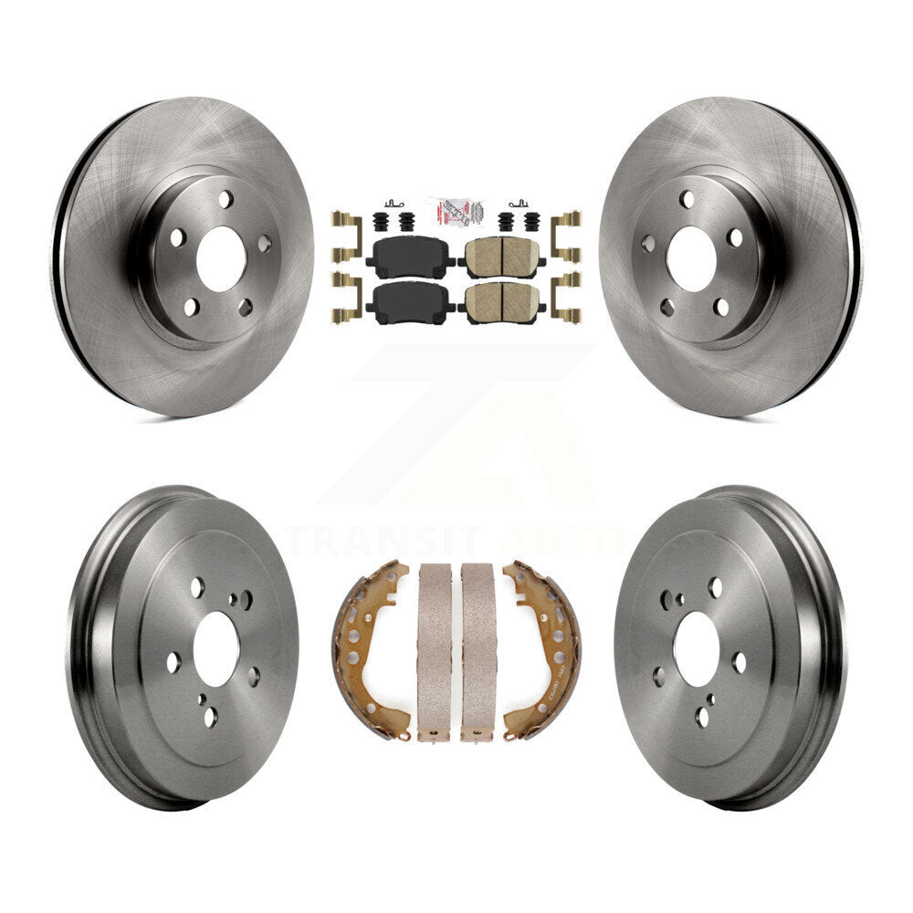 Transit Auto K8A-104991 Disc Brake Kit for 2003-2008 Toyota Corolla - Front and Rear product image