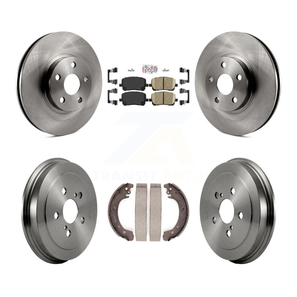 Transit Auto K8A-104993 Disc Brake Kit for 2003-2008 Toyota Corolla - Front and Rear product image
