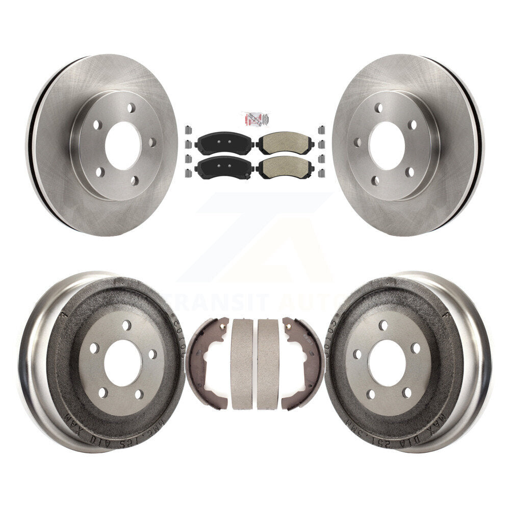 Transit Auto K8A-105019 Disc Brake Kit for 2001-2005 Pontiac Aztek - Front and Rear product image