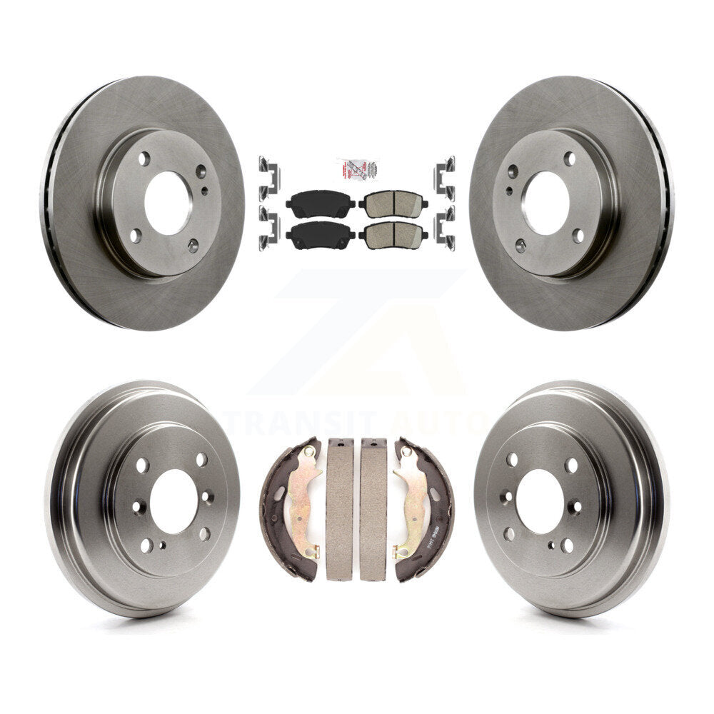Transit Auto K8A-105026 Disc Brake Kit for 2011-2019 Ford Fiesta - Front and Rear product image