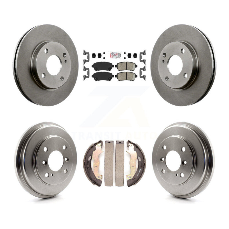 Transit Auto K8A-105027 Disc Brake Kit for 2011-2019 Ford Fiesta - Front and Rear product image