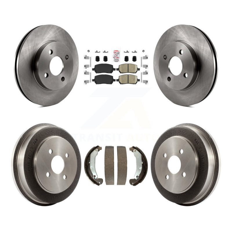 Transit Auto K8A-105036 Disc Brake Kit for 2003-2008 Pontiac G5, Chevrolet Cobalt, Pontiac Pursuit & more - Front and Rear product image