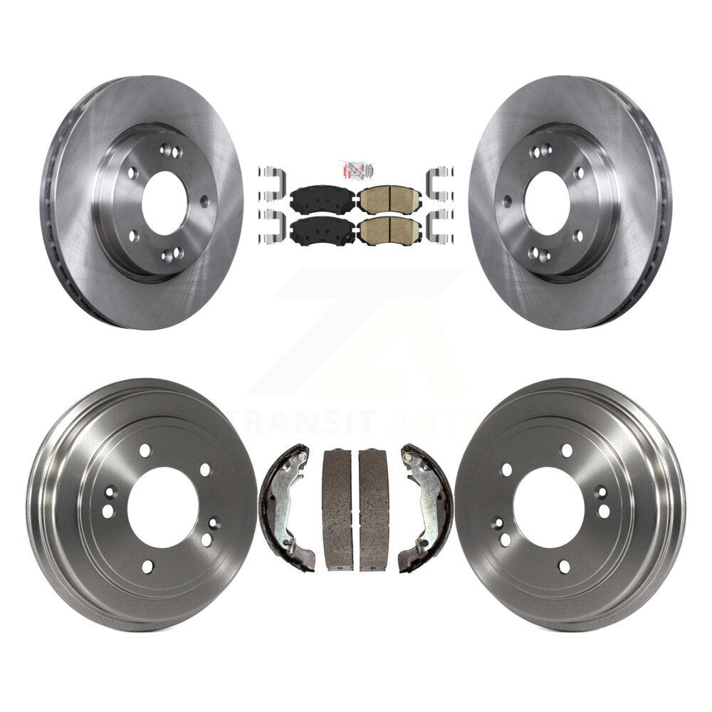Transit Auto K8A-105061 Disc Brake Kit for 2007-2010 Hyundai Elantra - Front and Rear product image