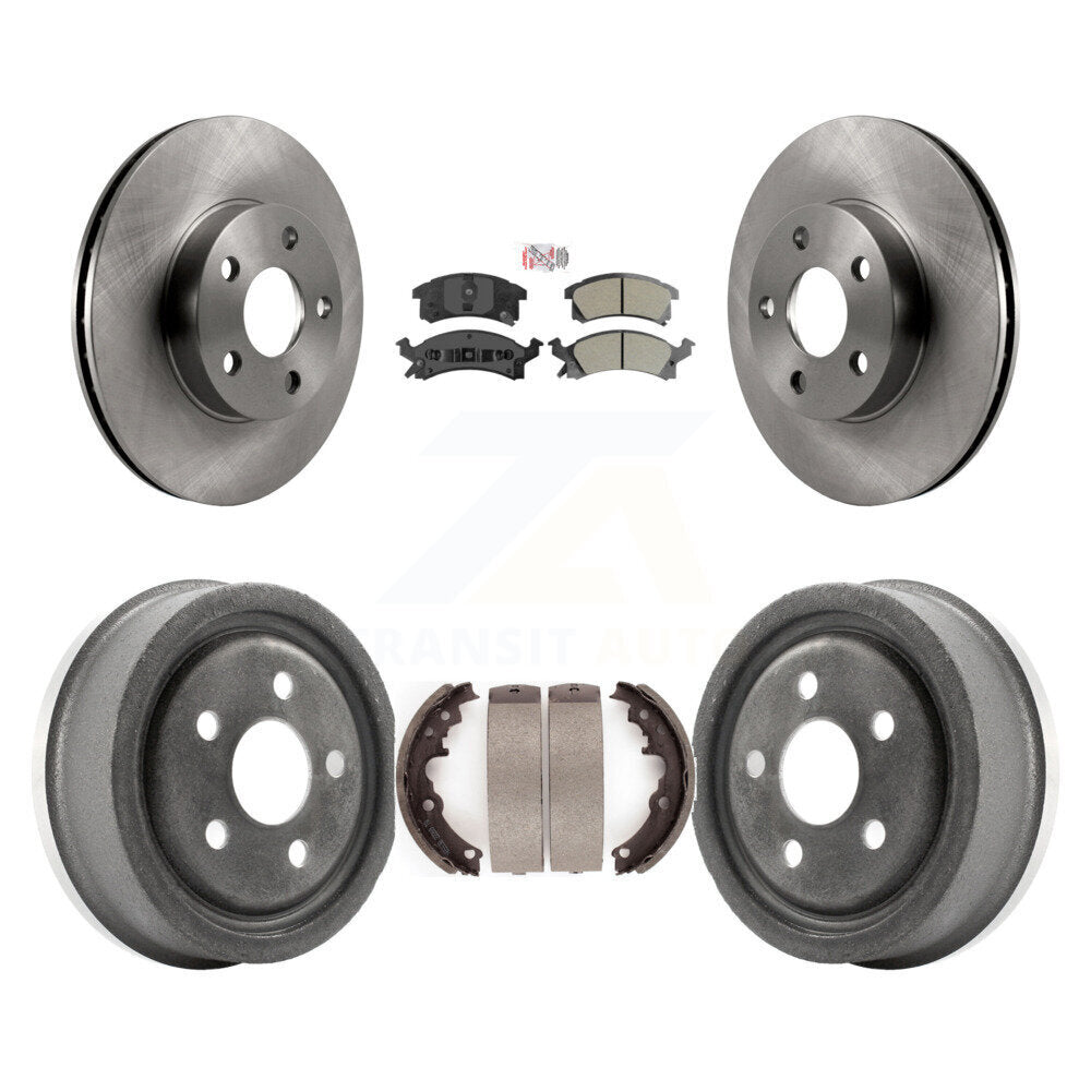 Transit Auto K8A-105125 Disc Brake Kit for 1990-2002 Pontiac Sunfire, Chevrolet Corsica, Pontiac Sunbird & more - Front and Rear product image