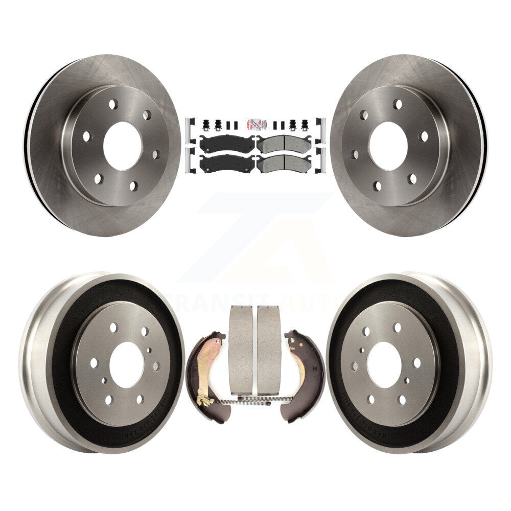 Transit Auto K8A-105184 Disc Brake Kit for 2005-2007 Chevrolet Silverado 1500 Classic, GMC Sierra 1500 Classic, Chevrolet Silverado 1500 & more - Front and Rear product image