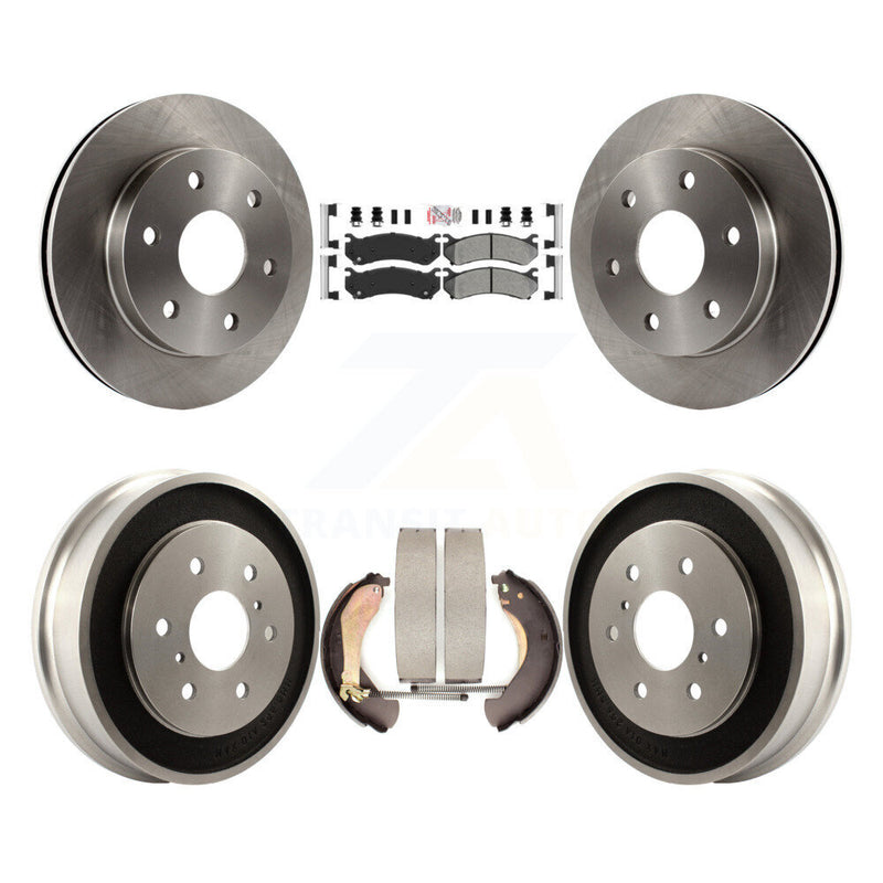 Transit Auto K8A-105184 Disc Brake Kit for 2005-2007 Chevrolet Silverado 1500 Classic, GMC Sierra 1500 Classic, Chevrolet Silverado 1500 & more - Front and Rear product image