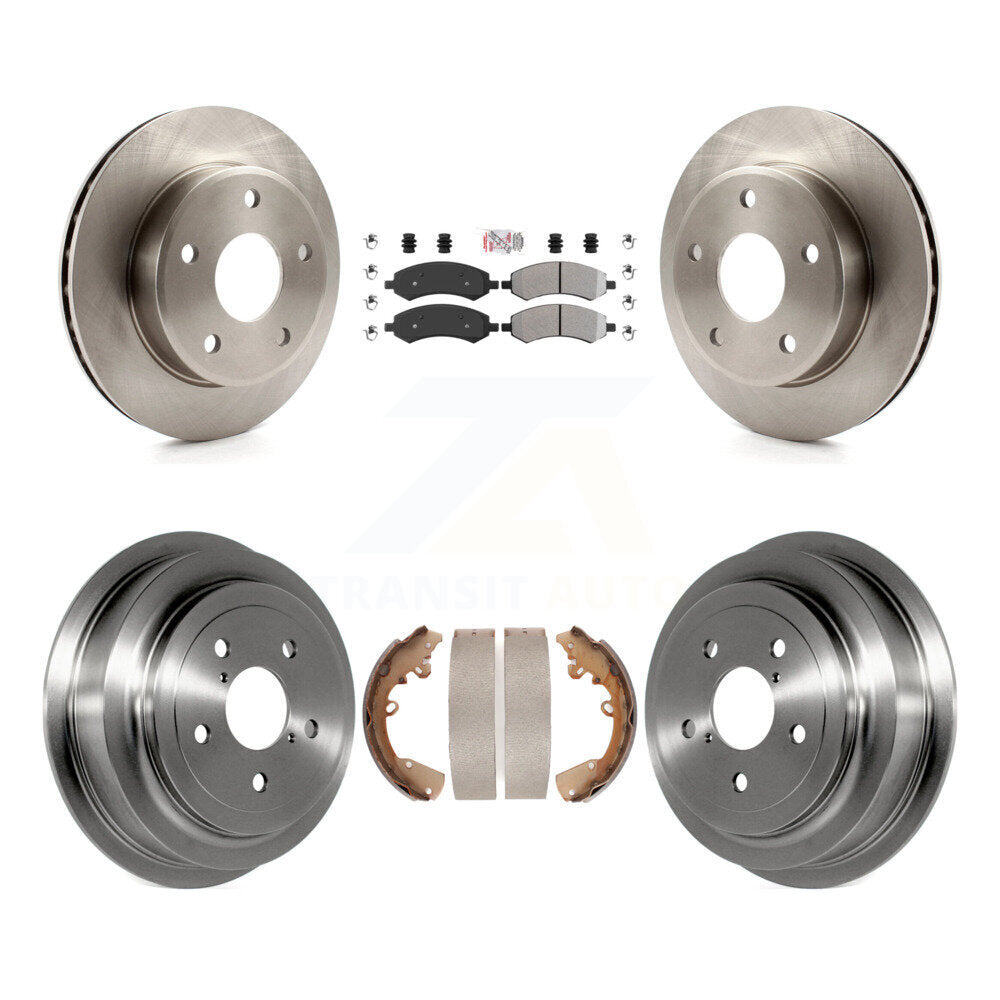 Transit Auto K8A-105194 Disc Brake Kit for 2005-2011 Ram Dakota, Mitsubishi Raider, Dodge Dakota - Front and Rear product image