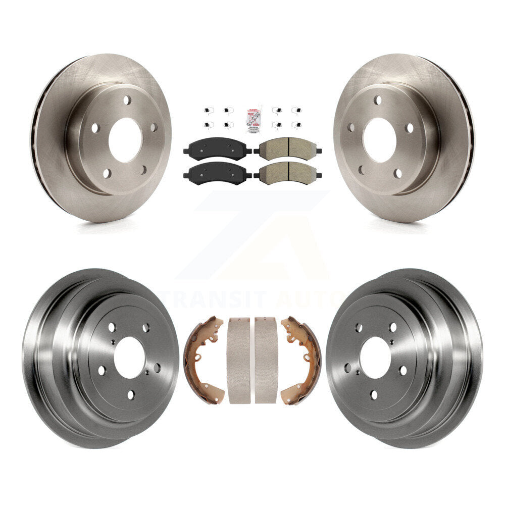 Transit Auto K8A-105195 Disc Brake Kit for 2005-2011 Ram Dakota, Mitsubishi Raider, Dodge Dakota - Front and Rear product image