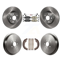 Transit Auto K8A-105198 Disc Brake Kit for 2009-2019 Toyota Corolla - Front and Rear product image