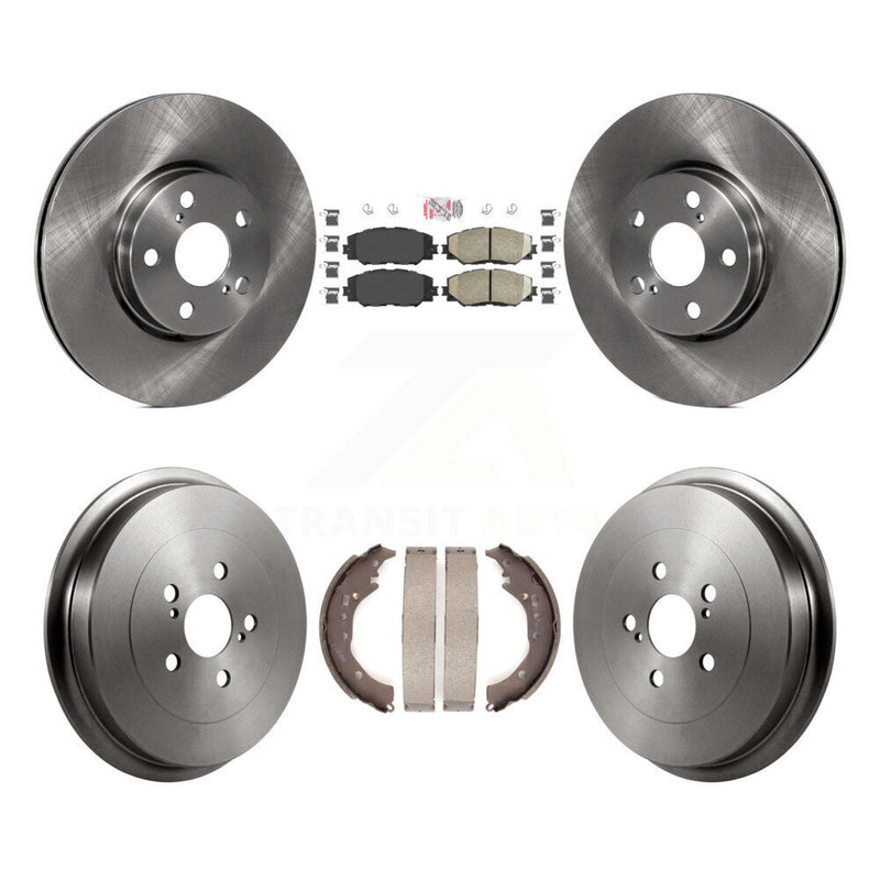 Transit Auto K8A-105199 Disc Brake Kit for 2009-2019 Toyota Corolla - Front and Rear product image