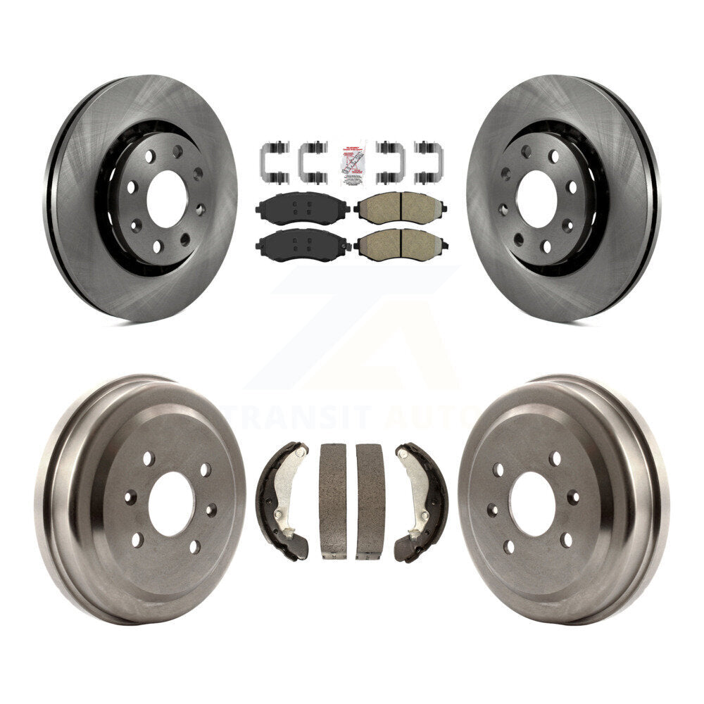 Transit Auto K8A-105217 Disc Brake Kit for 2004-2015 Chevrolet Spark, Pontiac G3, Pontiac G3 Wave & more - Front and Rear product image