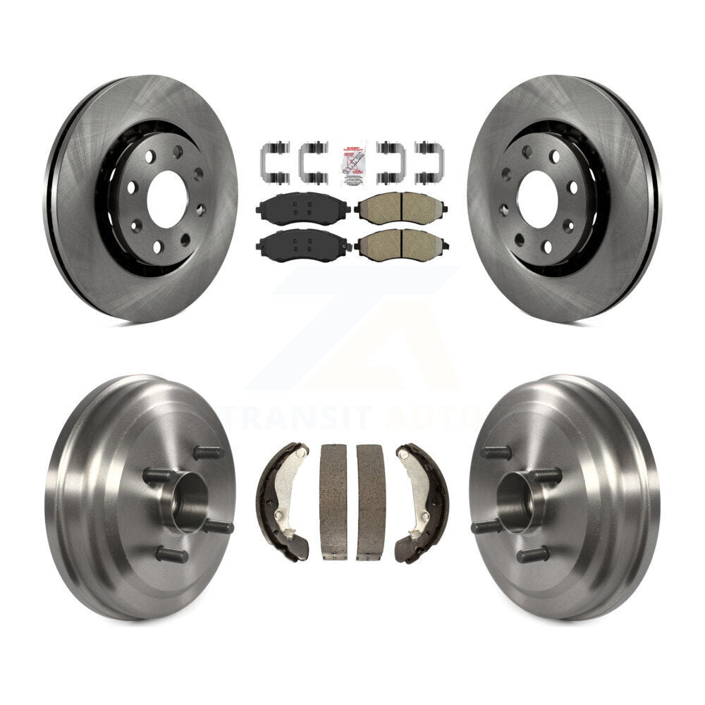 Transit Auto K8A-105218 Disc Brake Kit for 2004-2011 Pontiac G3, Chevrolet Aveo5, Pontiac Wave & more - Front and Rear product image