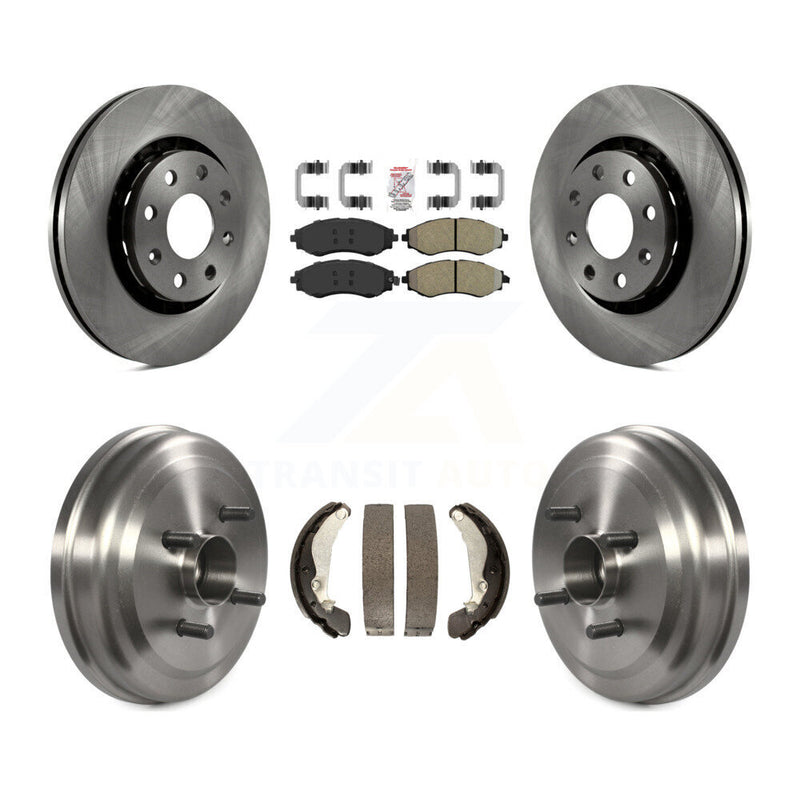 Transit Auto K8A-105218 Disc Brake Kit for 2004-2011 Pontiac G3, Chevrolet Aveo5, Pontiac Wave & more - Front and Rear product image