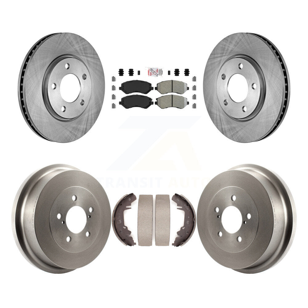 Transit Auto K8A-105243 Disc Brake Kit for 2003-2006 Dodge Grand Caravan, Chrysler Voyager - Front and Rear product image