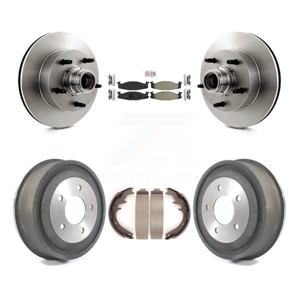 Transit Auto K8A-105384 Disc Brake Kit for 2000-2003 Ford E-150, Ford E-150 Club Wagon, Ford E-150 Econoline & more - Front and Rear product image