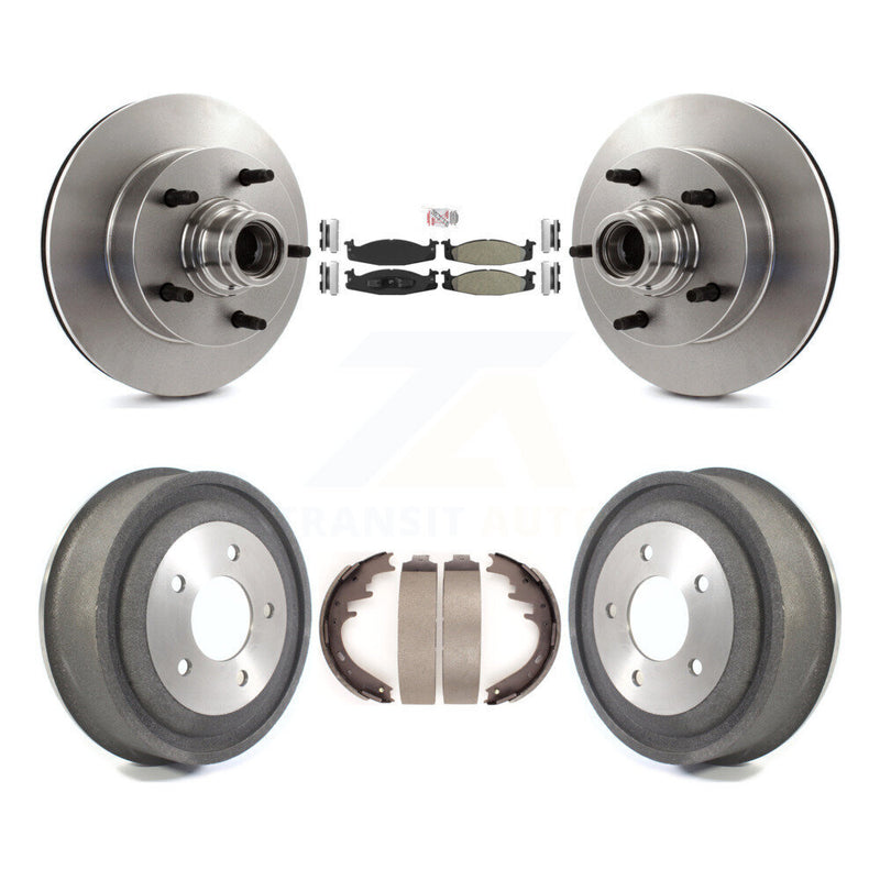 Transit Auto K8A-105385 Disc Brake Kit for 2000-2001 Ford E-150 Econoline - Front and Rear product image