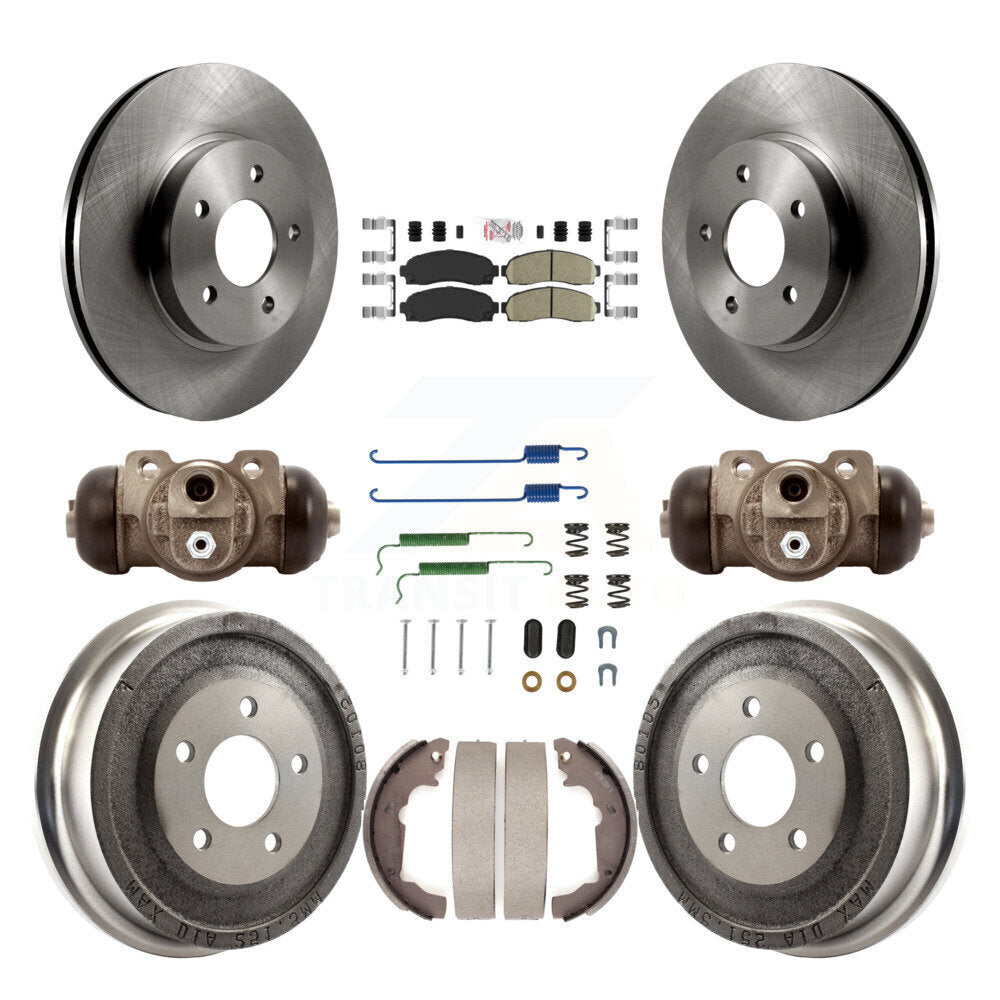 Transit Auto K8A-105526 Disc Brake Kit for 2003-2007 Pontiac Torrent, Chevrolet Equinox, Saturn Vue - Front and Rear product image