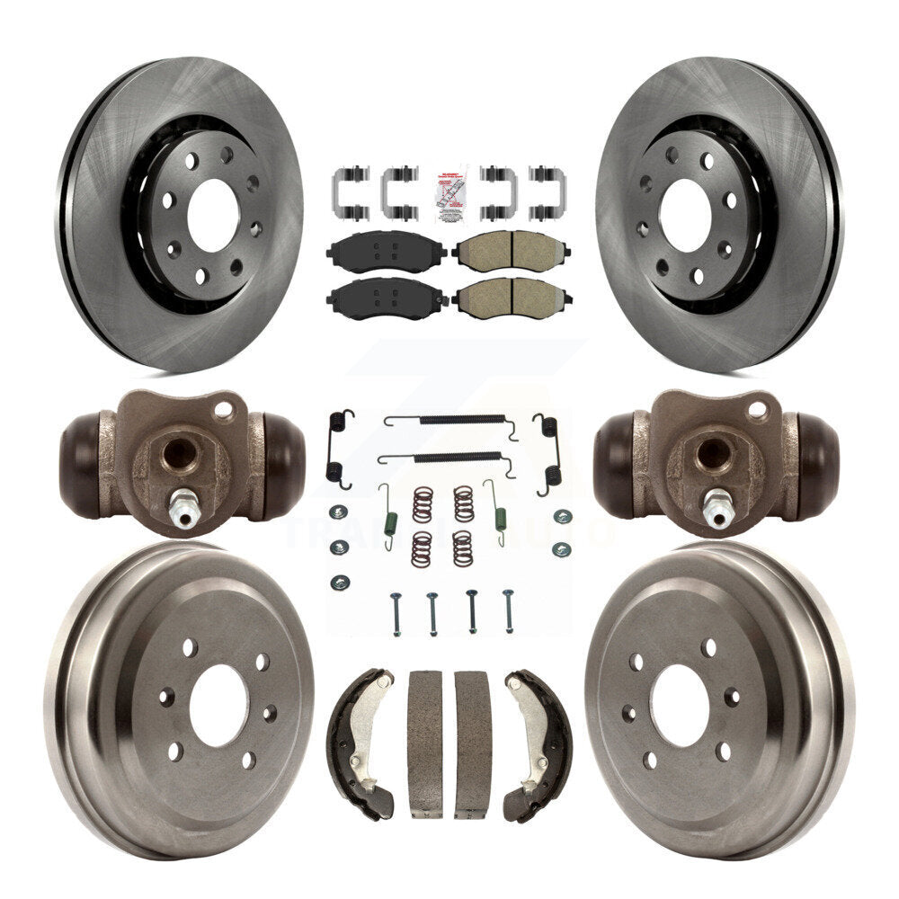 Transit Auto K8A-105527 Disc Brake Kit for 2004-2015 Chevrolet Spark, Pontiac G3, Pontiac G3 Wave & more - Front and Rear product image