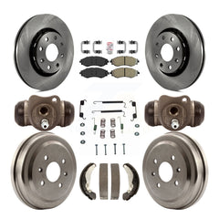 Transit Auto K8A-105527 Disc Brake Kit for 2004-2015 Chevrolet Spark, Pontiac G3, Pontiac G3 Wave & more - Front and Rear product image