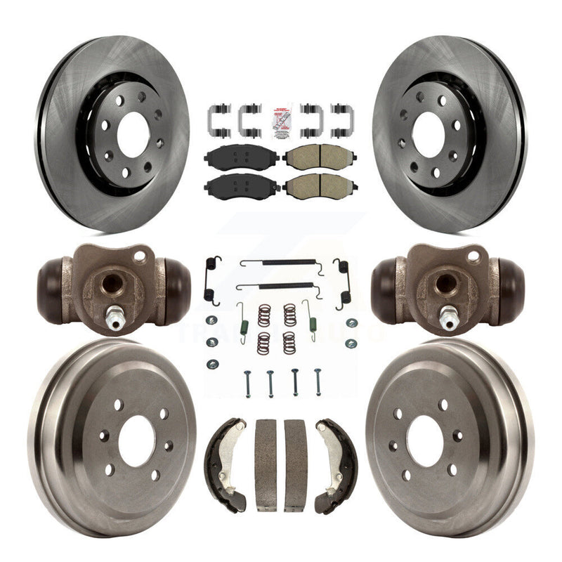 Transit Auto K8A-105527 Disc Brake Kit for 2004-2015 Chevrolet Spark, Pontiac G3, Pontiac G3 Wave & more - Front and Rear product image