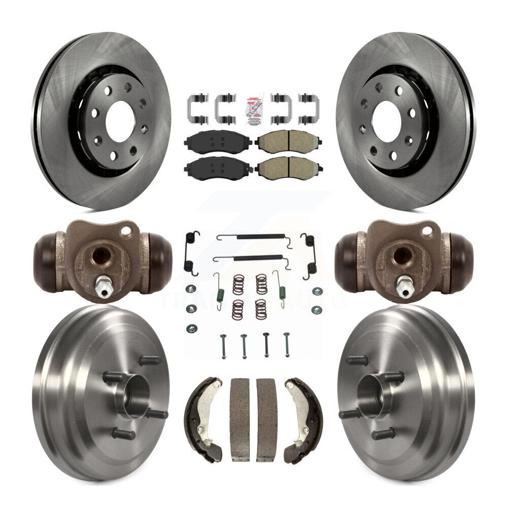 Transit Auto K8A-105528 Disc Brake Kit for 2004-2011 Pontiac G3, Chevrolet Aveo5, Pontiac Wave & more - Front and Rear product image