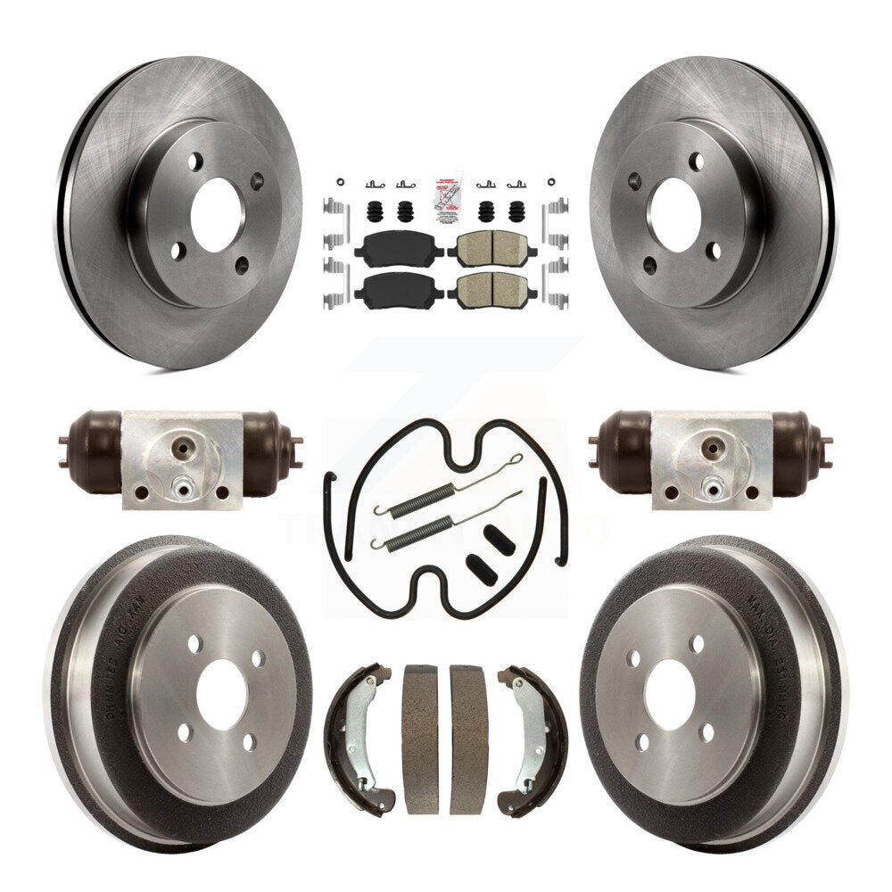 Transit Auto K8A-105532 Disc Brake Kit for 2003-2008 Pontiac G5, Chevrolet Cobalt, Pontiac Pursuit & more - Front and Rear product image