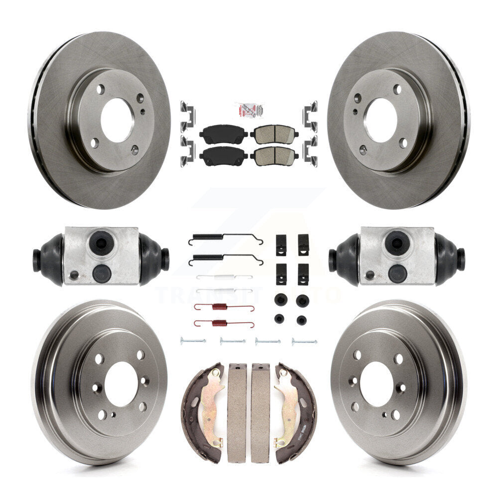 Transit Auto K8A-105552 Disc Brake Kit for 2011-2019 Ford Fiesta - Front and Rear product image