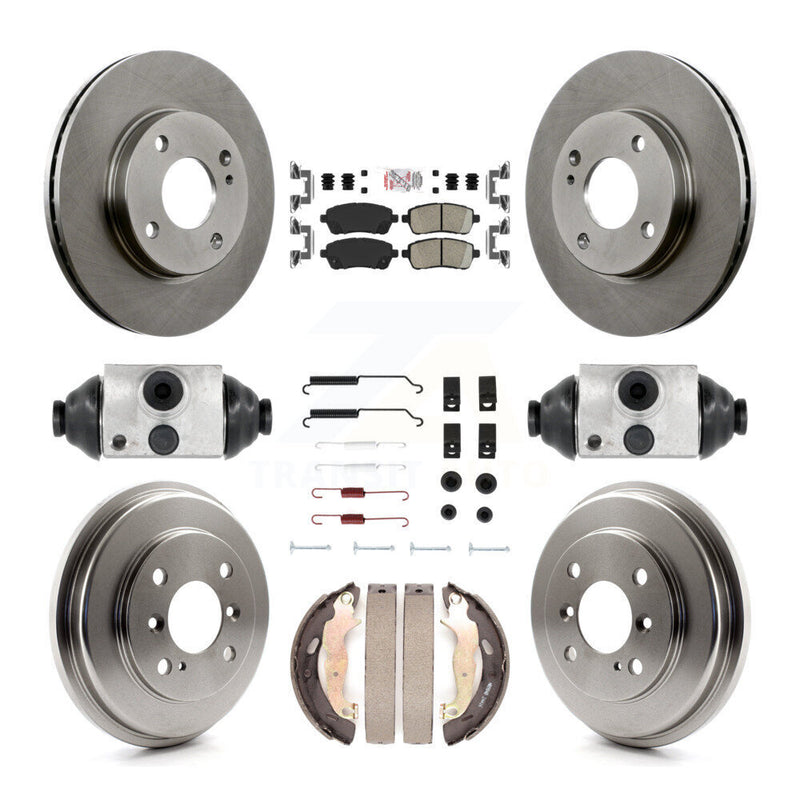 Transit Auto K8A-105553 Disc Brake Kit for 2011-2019 Ford Fiesta - Front and Rear product image