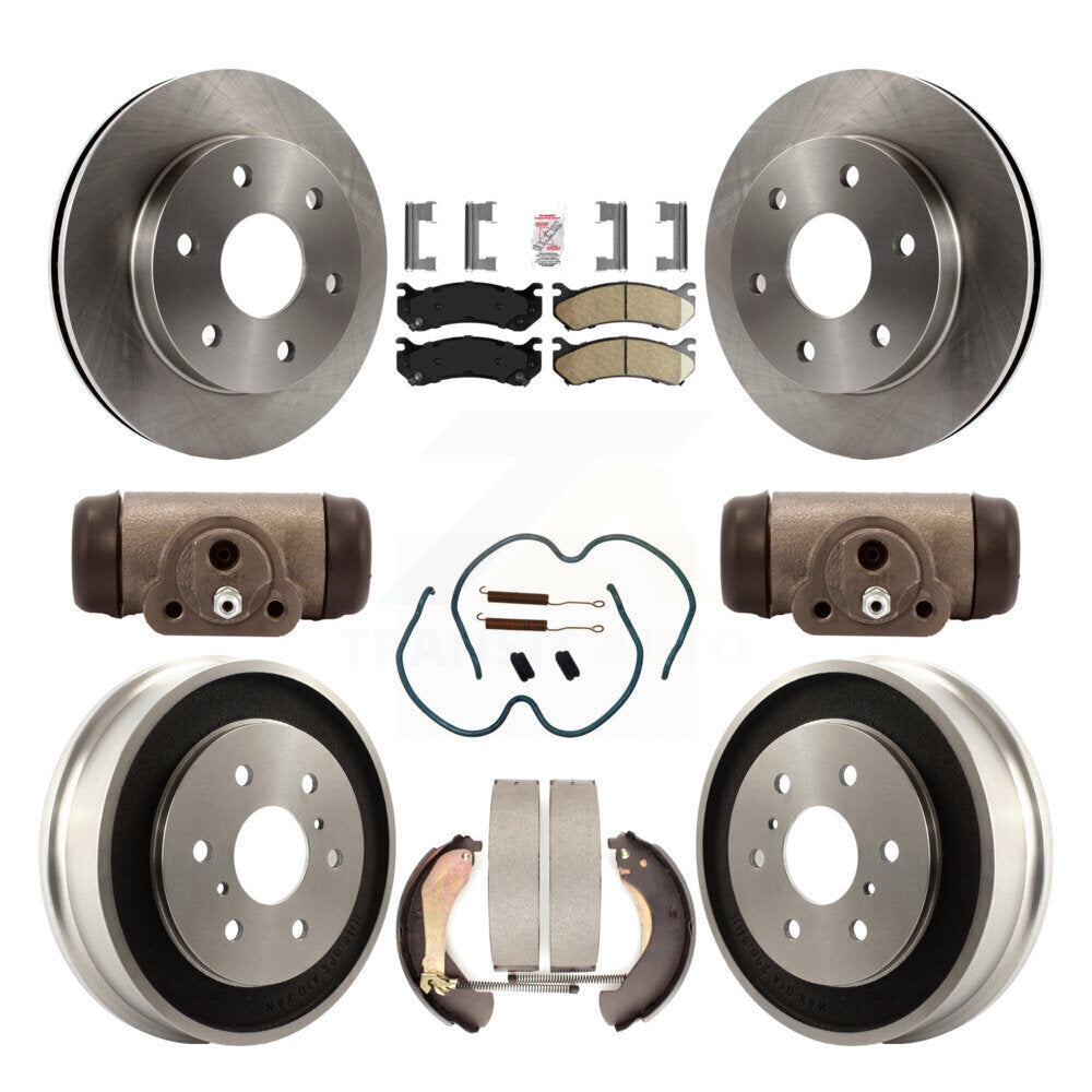 Transit Auto K8A-105567 Disc Brake Kit for 2005-2007 Chevrolet Silverado 1500 Classic, Chevrolet Silverado 1500, GMC Sierra 1500 - Front and Rear product image