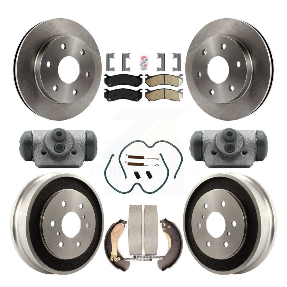 Transit Auto K8A-105568 Disc Brake Kit for 2005-2007 Chevrolet Silverado 1500, Chevrolet Silverado 1500 Classic, GMC Sierra 1500 - Front and Rear product image