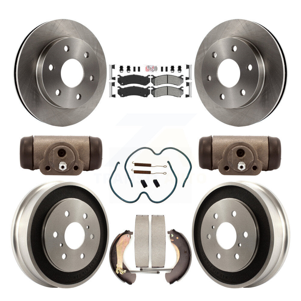 Transit Auto K8A-105569 Disc Brake Kit for 2005-2007 Chevrolet Silverado 1500 Classic, Chevrolet Silverado 1500, GMC Sierra 1500 - Front and Rear product image