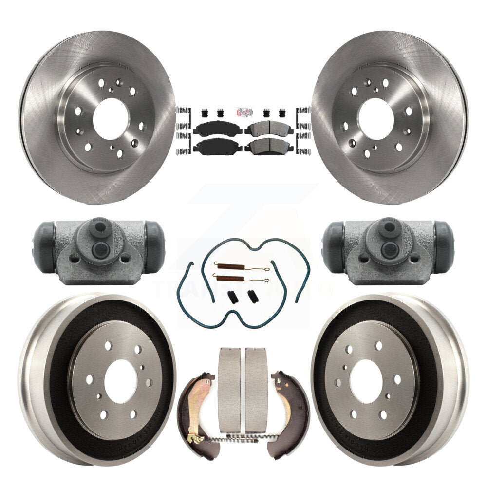 Transit Auto K8A-105580 Disc Brake Kit for 2005-2008 Chevrolet Silverado 1500, GMC Sierra 1500, Chevrolet Silverado 1500 Classic - Front and Rear product image