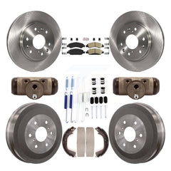 Transit Auto K8A-105621 Disc Brake Kit for 2010-2013 Chevrolet Silverado 1500, GMC Sierra 1500 - Front and Rear product image