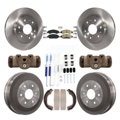 Transit Auto K8A-105622 Disc Brake Kit for 2010-2013 Chevrolet Silverado 1500, GMC Sierra 1500 - Front and Rear product image