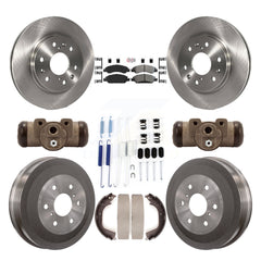 Transit Auto K8A-105624 Disc Brake Kit for 2010-2013 Chevrolet Silverado 1500, GMC Sierra 1500 - Front and Rear product image