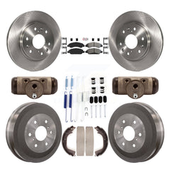 Transit Auto K8A-105625 Disc Brake Kit for 2010-2013 Chevrolet Silverado 1500, GMC Sierra 1500 - Front and Rear product image