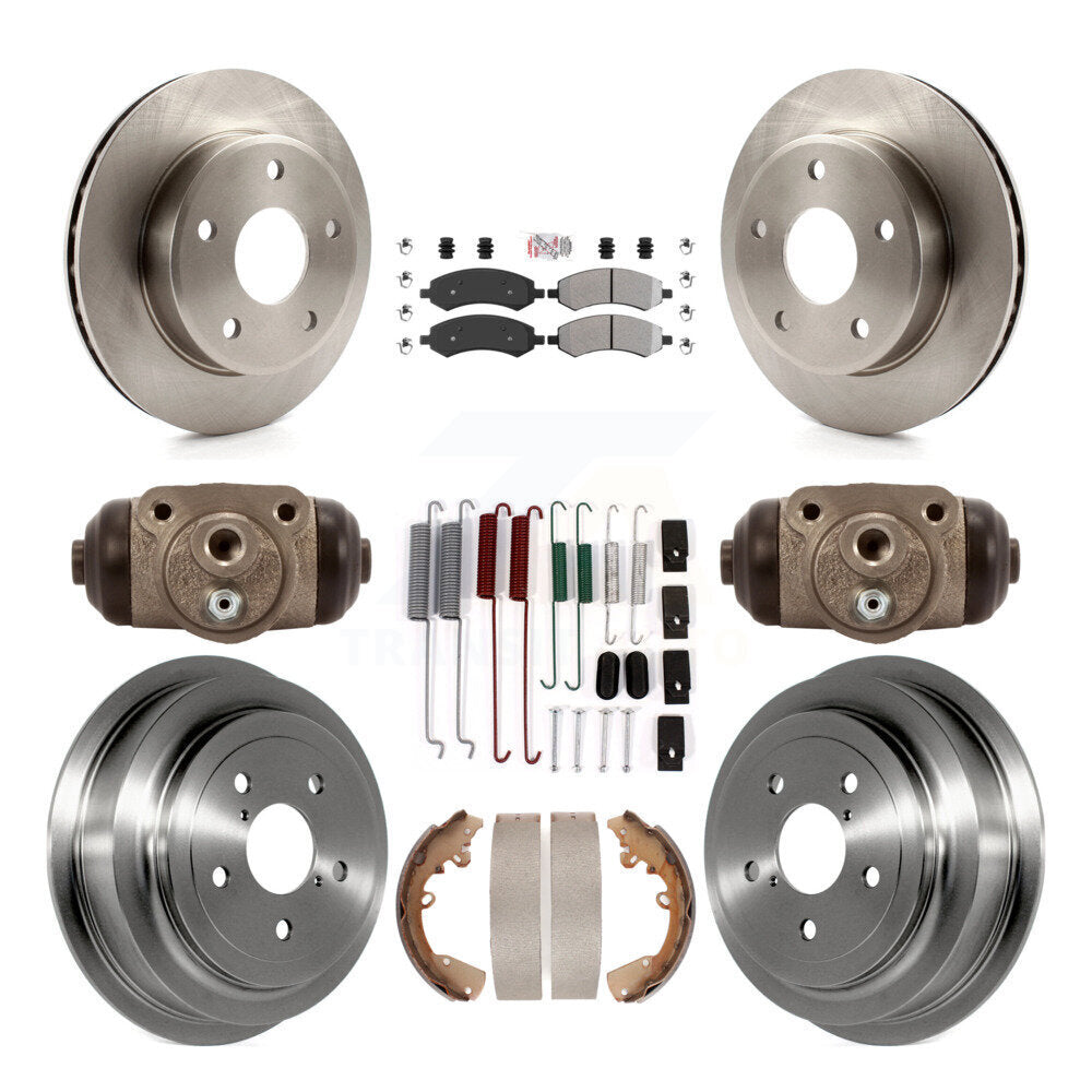 Transit Auto K8A-105640 Disc Brake Kit for 2005-2011 Ram Dakota, Dodge Dakota, Mitsubishi Raider - Front and Rear product image
