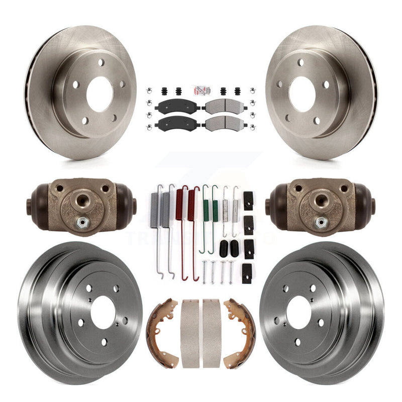 Transit Auto K8A-105640 Disc Brake Kit for 2005-2011 Ram Dakota, Dodge Dakota, Mitsubishi Raider - Front and Rear product image