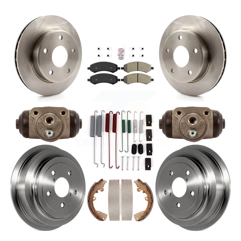 Transit Auto K8A-105641 Disc Brake Kit for 2005-2011 Ram Dakota, Dodge Dakota, Mitsubishi Raider - Front and Rear product image